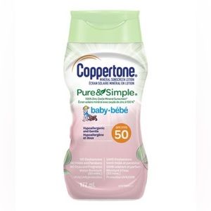 Coppertone Mineral Sunscreen Lotion Pure And Simple Baby Spf 50
